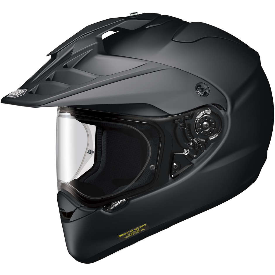 Integral Motorcycle Helmet On / Off Shoei HORNET-ADV Matt Black