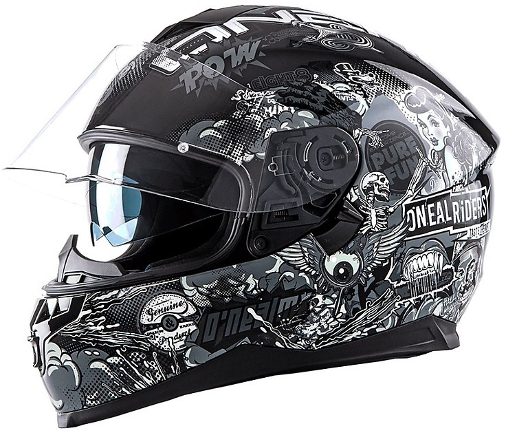 Integral Motorcycle Helmet O'neal Challenger double Visor Fidlock