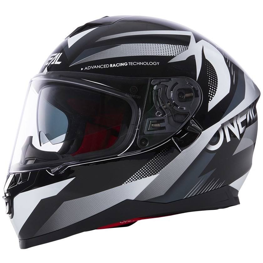 Integral Motorcycle Helmet O'neal Challenger EXO V.22 Double Visor Black White