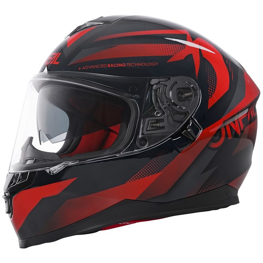 Integral Motorcycle Helmet O'neal Challenger EXO V.22 Double Visor Red Blue