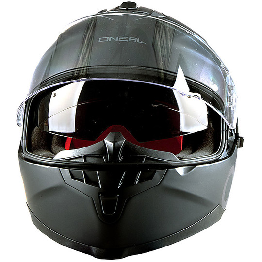 Integral Motorcycle Helmet Oneal Challenger New Double Visor Matt Black