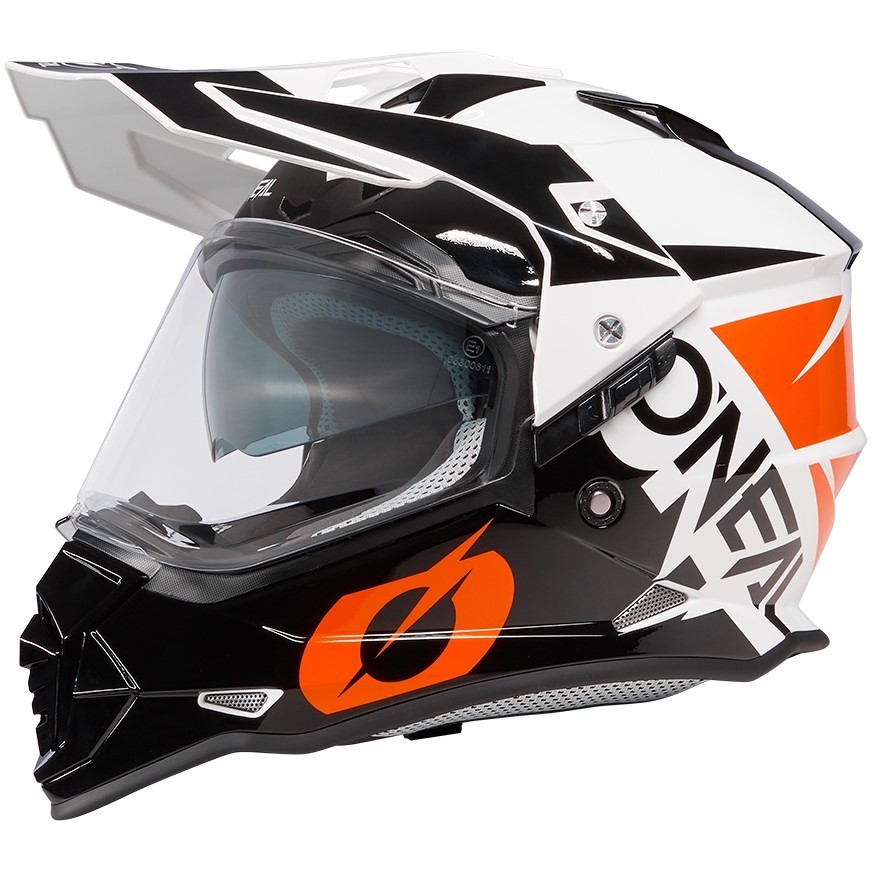 Integral Motorcycle Helmet Oneal SIERRA Helmet R V.23 Black Orange