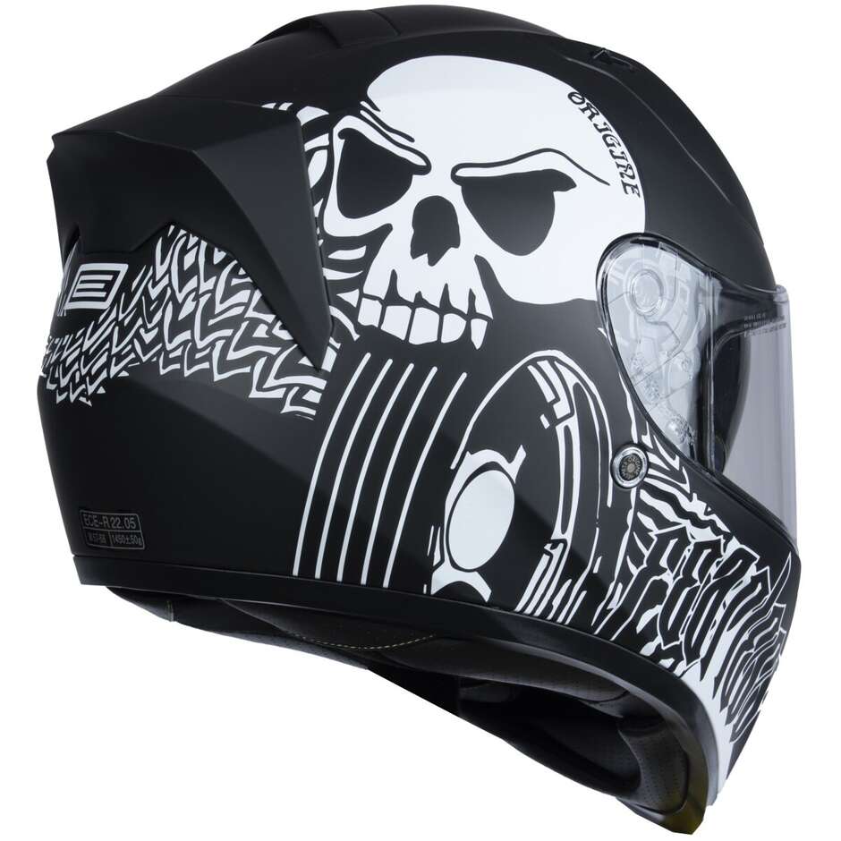 Integral Motorcycle Helmet Origin STRADA Fearless Matt Black