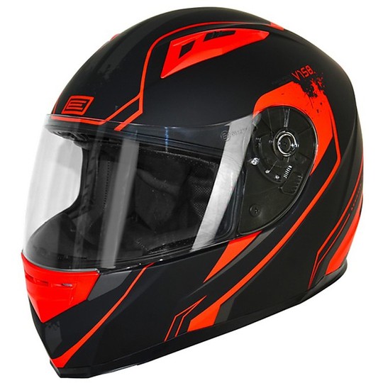 Integral Motorcycle Helmet Origin Tonale Power Red Black