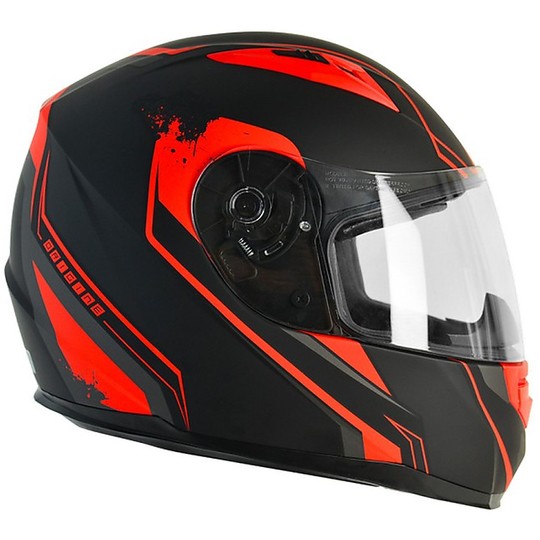 Integral Motorcycle Helmet Origin Tonale Power Red Black