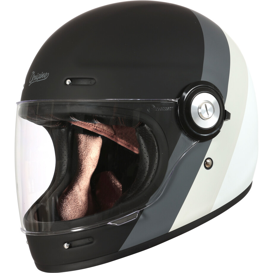 Integral Motorcycle Helmet Origin VEGA Primitive Gray White Black Matt 22.06