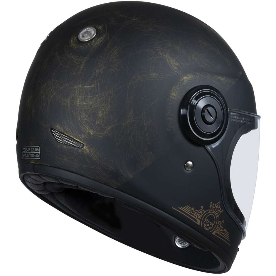 Integral Motorcycle Helmet Origin VEGA Rocker Bronze Matt