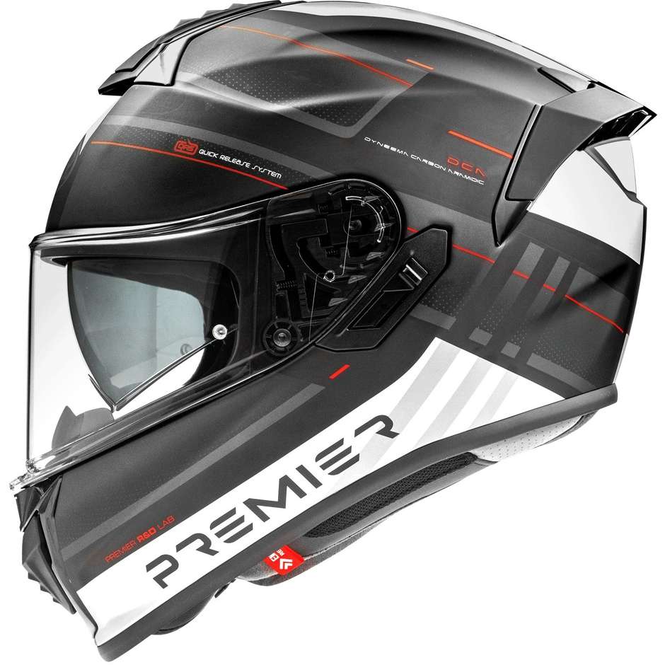 Integral Motorcycle Helmet Premier EVOLUTION SP 2 BM Red