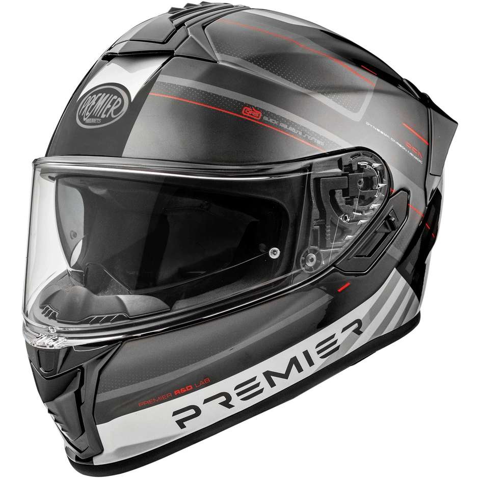 Integral Motorcycle Helmet Premier EVOLUTION SP 92 Orange