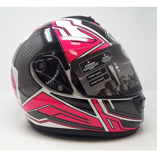 Integral Motorcycle Helmet Premier Monza Multicolor Model in Fiber
