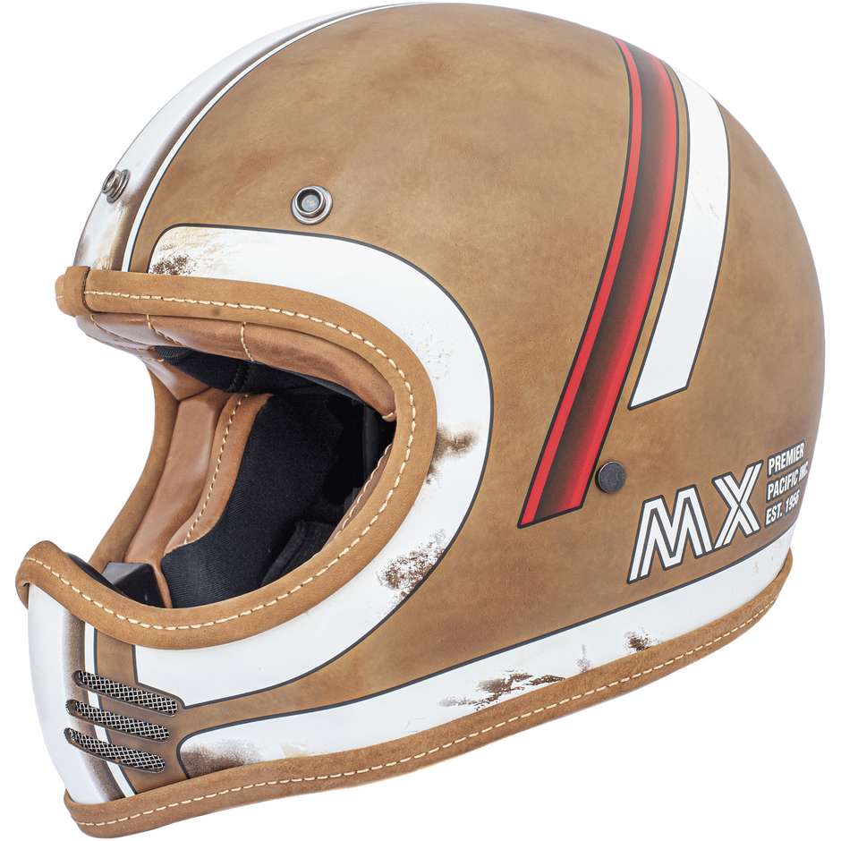 Integral Motorcycle Helmet Premier MX PLATINUM EDITION BOS DO OS BM