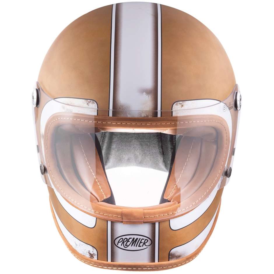 Integral Motorcycle Helmet Premier TROPHY PLATINUM EDITION BOS DO OS BM