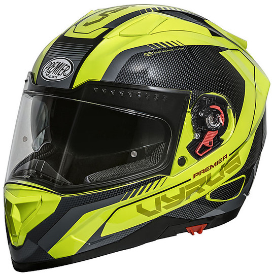 Integral Motorcycle Helmet Premier VYRUS MP6 BM Black Green 