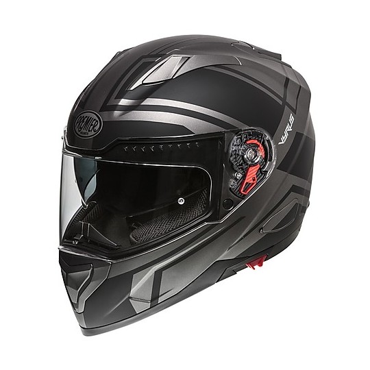 Integral Motorcycle Helmet Premier VYRUS ND17 BM Black Anthracite Matt
