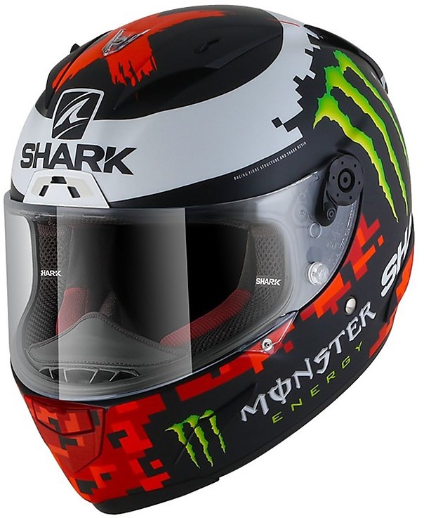 Integral Motorcycle Helmet Racing Shark RACE-R Pro Replica Lorenzo