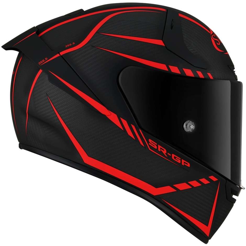 Integral Motorcycle Helmet Racing Suomy SR-GP CARBON SUPERSONIC Matt Red