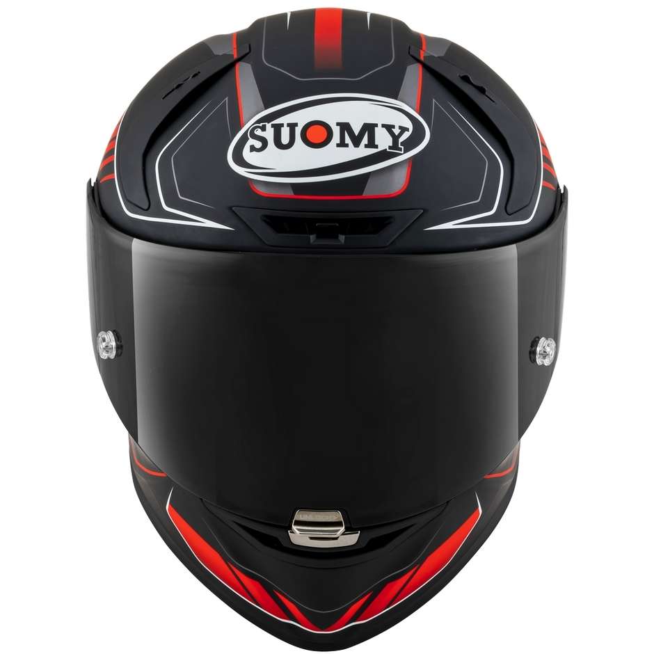 Integral Motorcycle Helmet Racing Suomy SR-GP GAMMA Black Red Matt