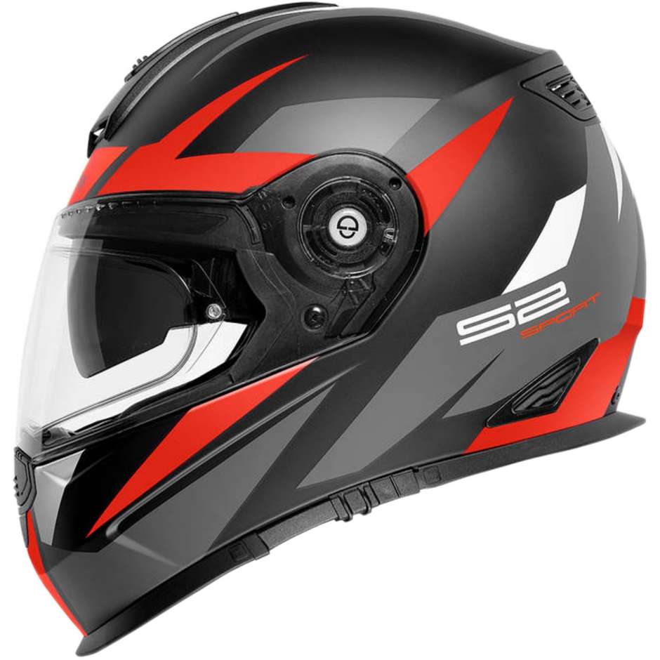 Integral Motorcycle Helmet Schuberth S2 SPORT Polar Red