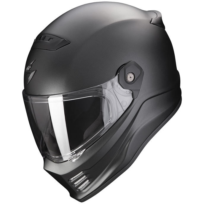 Integral Motorcycle Helmet Scorpion COVERT FX SOLID Matt Black