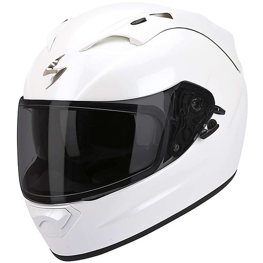 Integral Motorcycle Helmet Scorpion Exo-1200 Air Solid White Pearl
