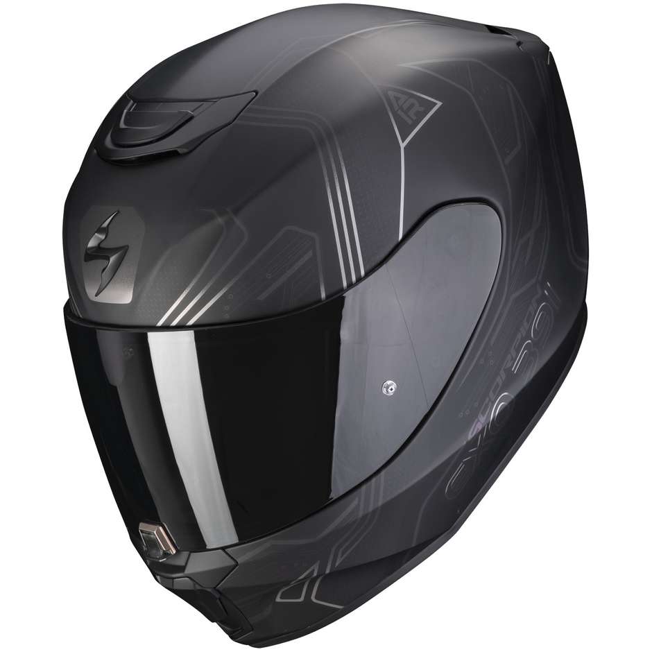 Integral Motorcycle Helmet Scorpion EXO-391 SPADA Matt Black Chameleon