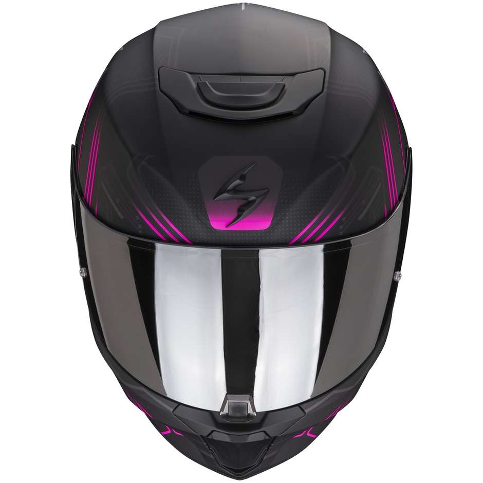 Integral Motorcycle Helmet Scorpion EXO-391 SPADA Matt Black Pink