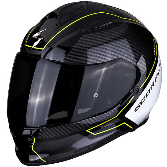 Integral Motorcycle Helmet Scorpion EXO 510 Air FRAME  Black Yellow Yellow Fluo White