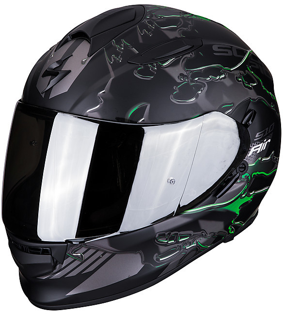 Motorrad Helm Scorpion Exo-510 Air Marcus Matt/Skyblue/Black Gr M 