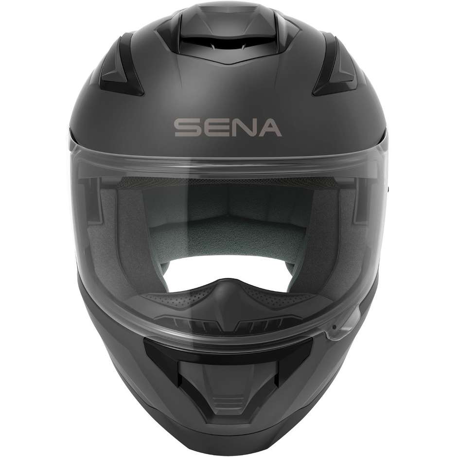 Integral Motorcycle Helmet Sena Stryker With Integrated Bluetooth Matt Black