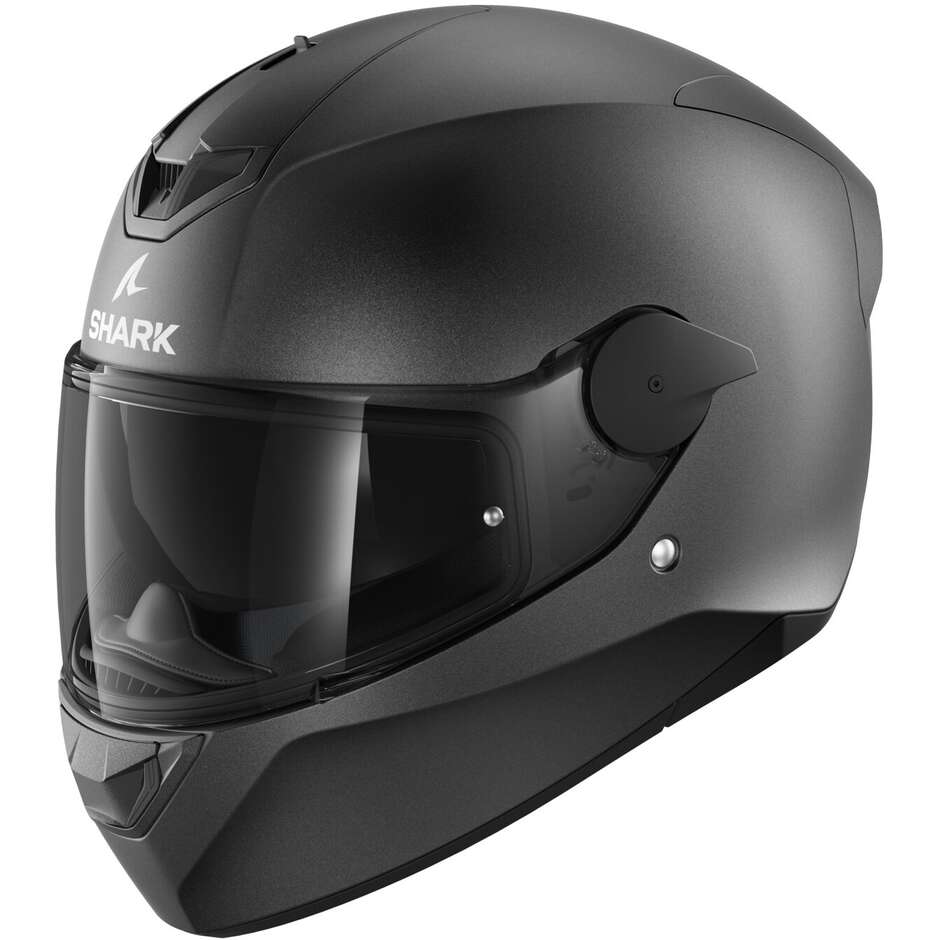 Integral Motorcycle Helmet Shark D-SKWAL 2 BLANK Matt Gray Matt