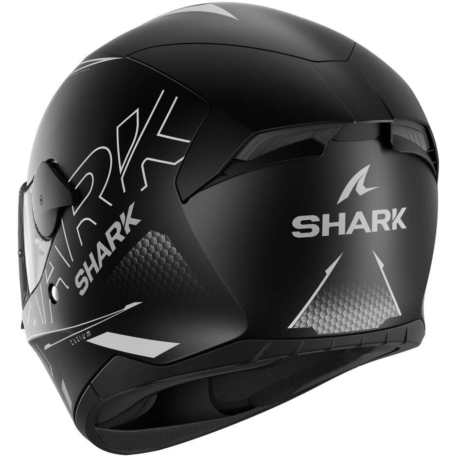 Integral Motorcycle Helmet Shark D-SKWAL 2 CADIUM Matt Black Anthracite Black