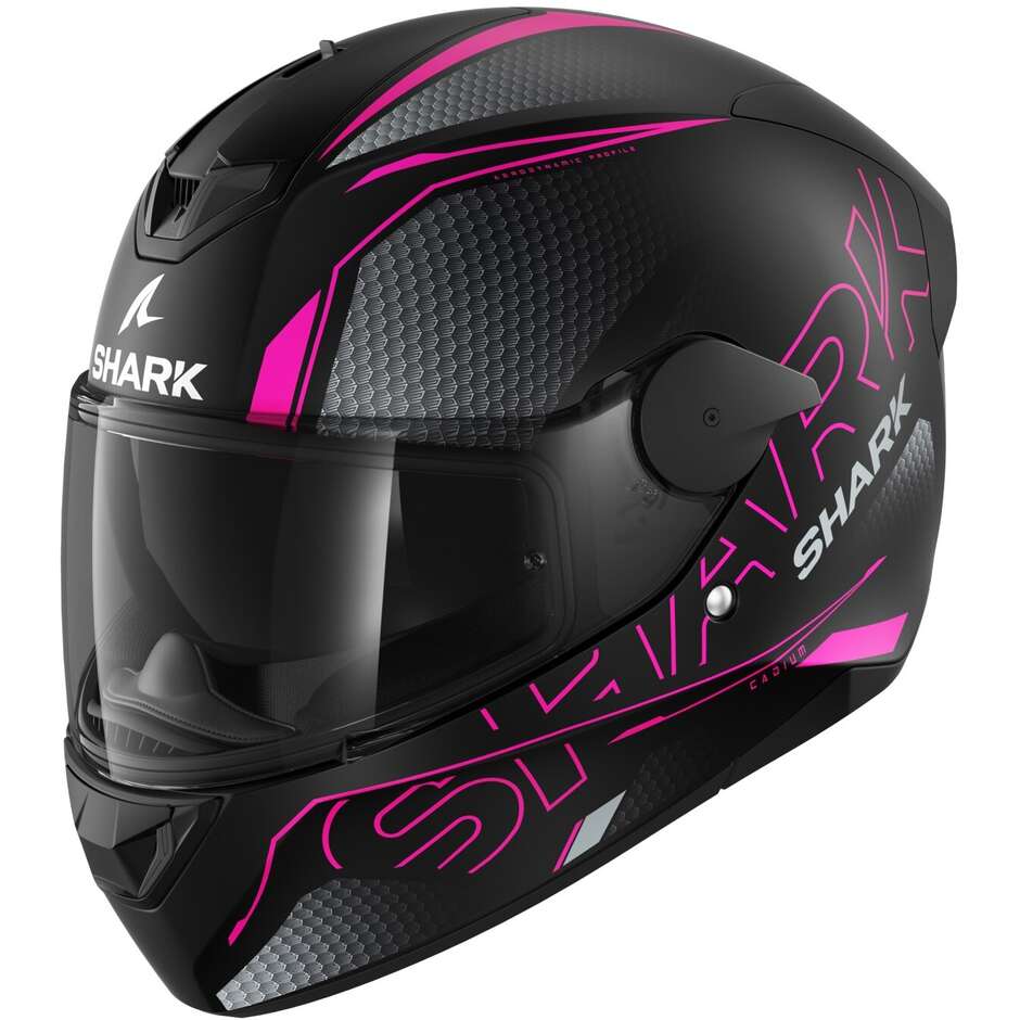 Integral Motorcycle Helmet Shark D-SKWAL 2 CADIUM Matt Black Purple Black