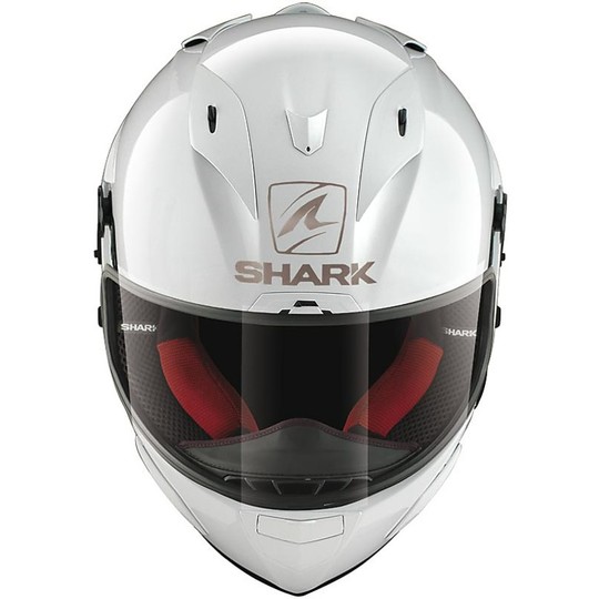 Integral Motorcycle Helmet Shark Race-R PRO CARBON Blank White