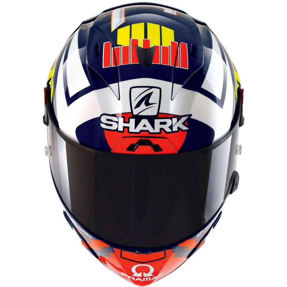 Integral Motorcycle Helmet Shark RACE-R PRO GP ZARCO SIGNATURE Blue White Red