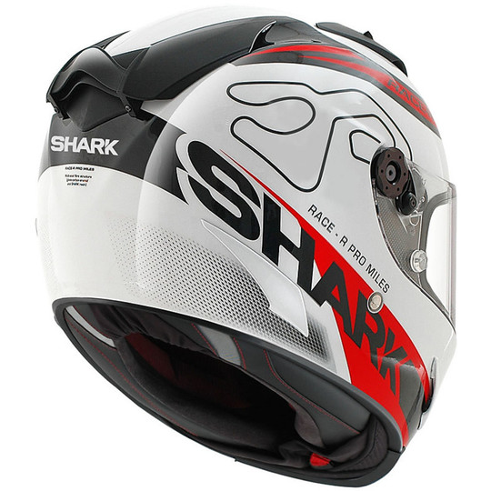 Integral Motorcycle Helmet Shark Race-R PRO MILES Black Green