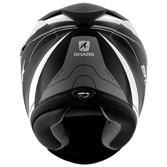 Integral Motorcycle Helmet Shark S700 S700 PINLOCK PINLOCK LAB Matte Black White