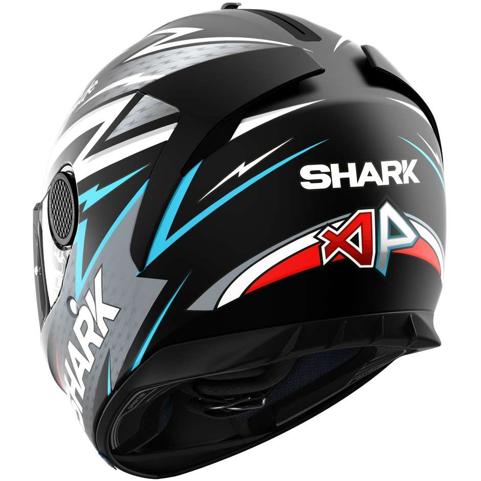Integral Motorcycle Helmet Shark SPARTAN 1.2 ADRIAN PARASSOL Black Gray Red