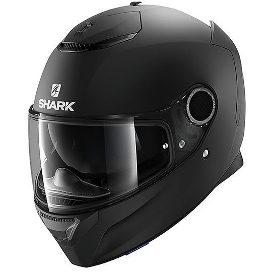 Integral Motorcycle Helmet Shark SPARTAN 1.2 Blank Matt Black