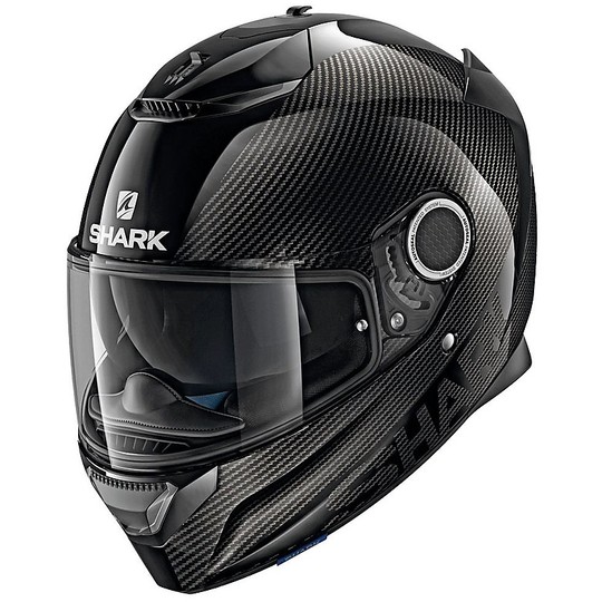 Integral Motorcycle Helmet Shark SPARTAN CARBON 1.2 Carbon SKIN Black Anthracite