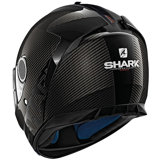 Integral Motorcycle Helmet Shark SPARTAN CARBON 1.2 Carbon SKIN Black Anthracite