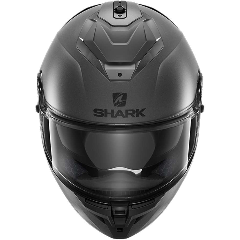 Integral Motorcycle Helmet Shark SPARTAN GT BCL. MICR. Blank Anthracite