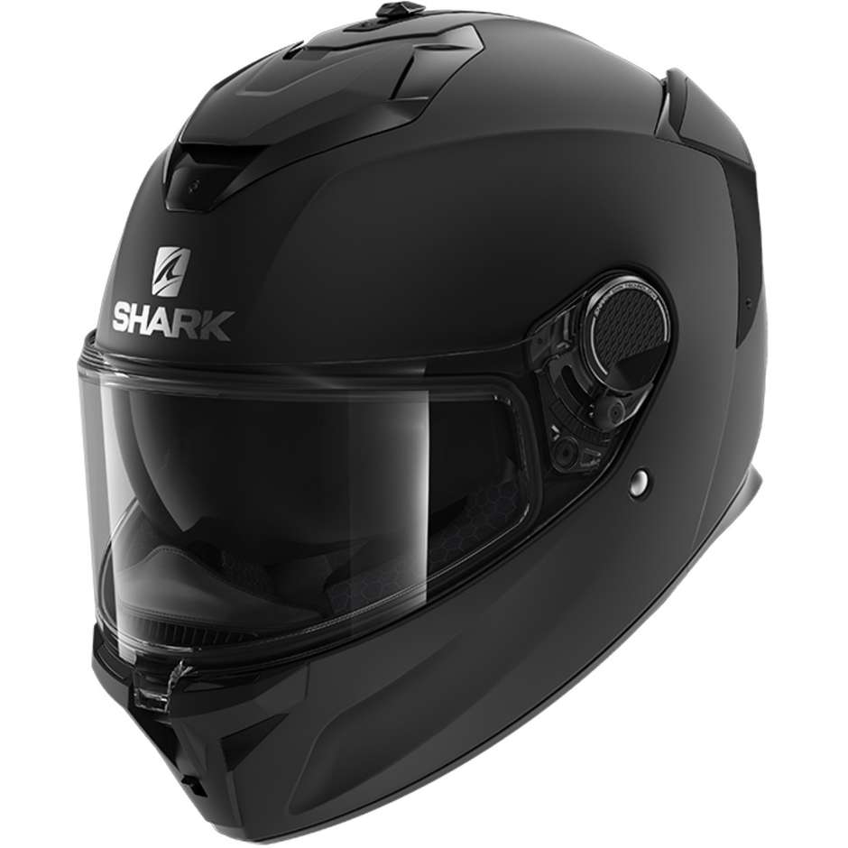 Integral Motorcycle Helmet Shark SPARTAN GT BCL. MICR. Blank Black