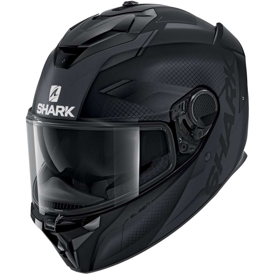 Integral Motorcycle Helmet Shark SPARTAN GT BCL. MICR. ELGEN Black Anthracite Anthracite