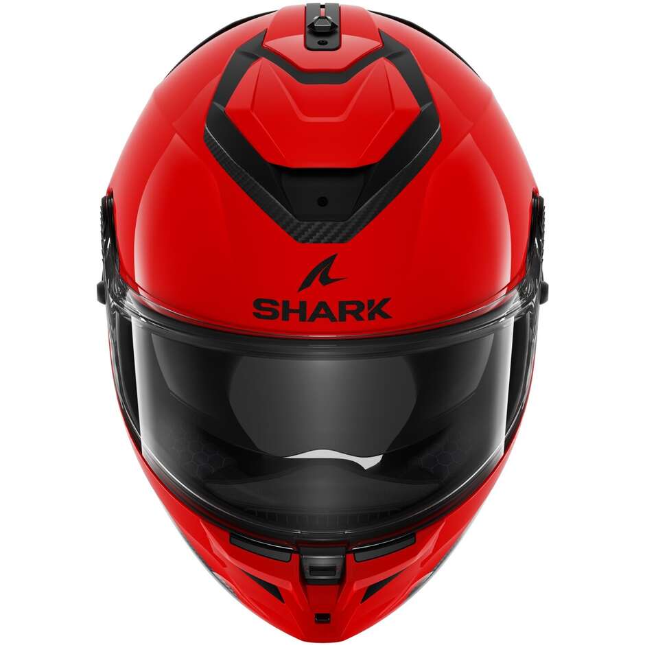 Integral Motorcycle Helmet Shark SPARTAN GT PRO BLANK Red