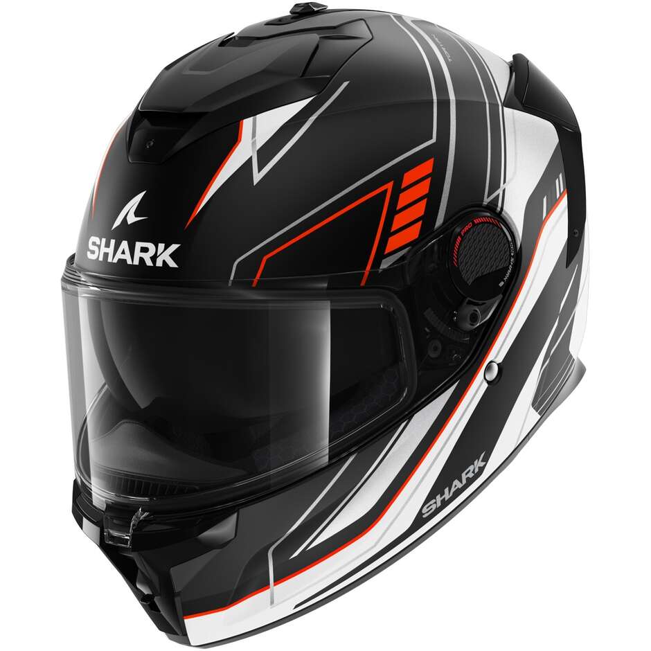 Integral Motorcycle Helmet Shark SPARTAN GT PRO TORYAN Matt Black Orange Silver