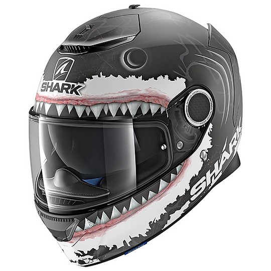 Integral Motorcycle Helmet Shark SPARTAN LORENZO WHT Shark Matt White