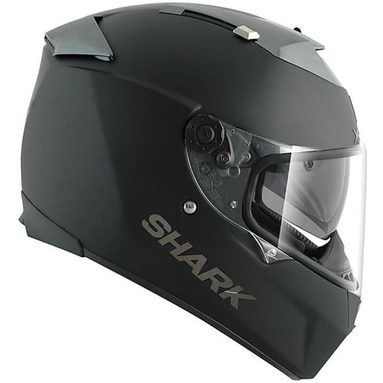 Integral Motorcycle Helmet Shark SPEED-R 2 BLANK Dual Matte Black