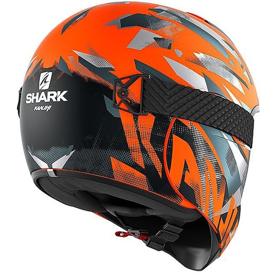 Integral Motorcycle Helmet Shark VANCORE 2 KANNHJI HV Matte Orange Anthracite