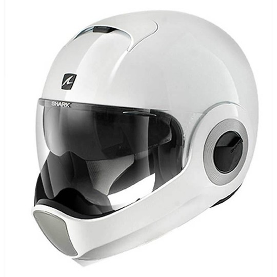 Integral motorcycle helmet Shark Vantime Double Visor White