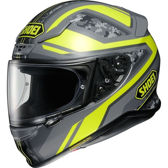 Integral motorcycle helmet SHOEI NXR Parameter TC3 Anthracite Yellow